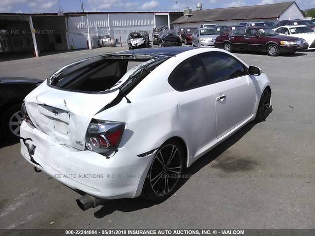 JTKDE167280226252 - 2008 TOYOTA SCION TC 白色 照片 4
