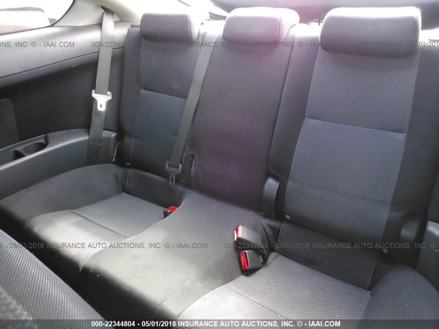 JTKDE167280226252 - 2008 TOYOTA SCION TC 白色 照片 8