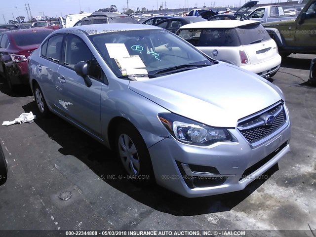 JF1GJAA67GH023474 - 2016 SUBARU IMPREZA SILVER photo 1