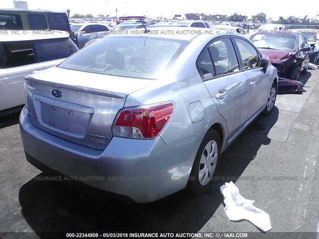 JF1GJAA67GH023474 - 2016 SUBARU IMPREZA ვერცხლისფერი ფოტო 4