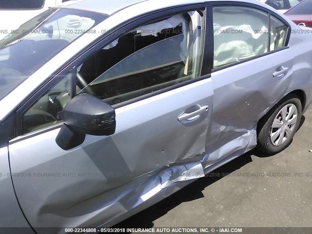 JF1GJAA67GH023474 - 2016 SUBARU IMPREZA SILVER photo 6