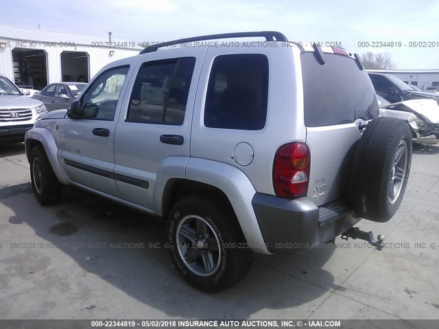 1J4GL48K24W171879 - 2004 JEEP LIBERTY SPORT 银色 照片 3
