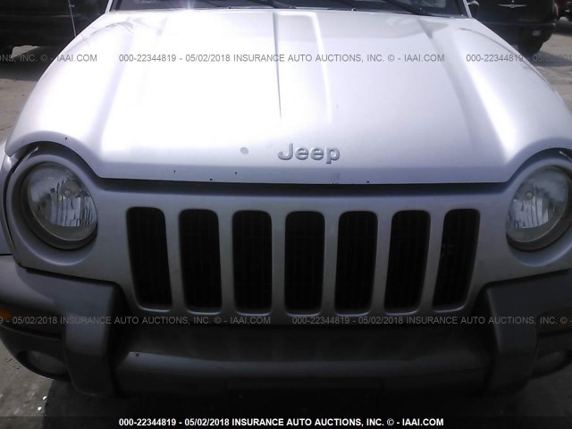 1J4GL48K24W171879 - 2004 JEEP LIBERTY SPORT 银色 照片 6