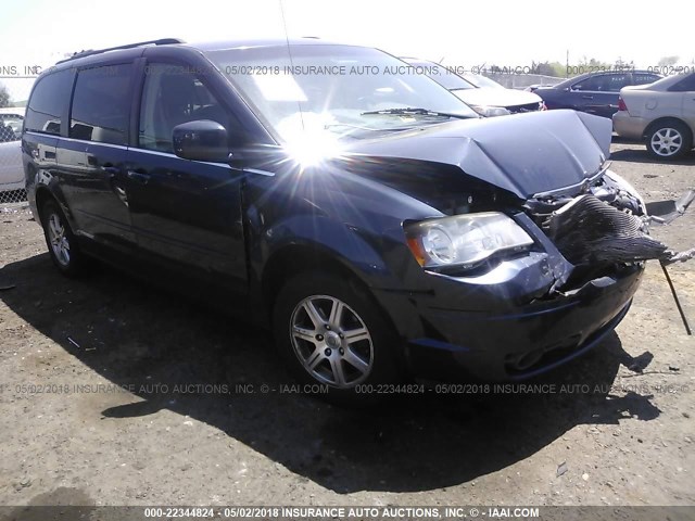 2A8HR54P78R636891 - 2008 CHRYSLER TOWN & COUNTRY TOURING BLUE photo 1