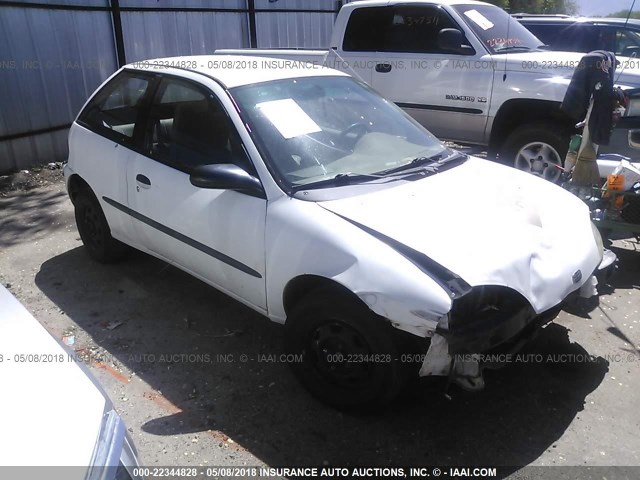 2C1MR2296T6704825 - 1996 GEO METRO LSI WHITE photo 1