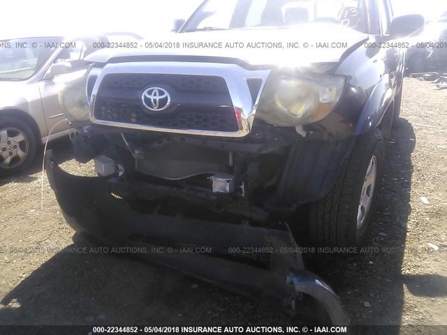 3TMJU4GN9BM112216 - 2011 TOYOTA TACOMA DOUBLE CAB PRERUNNER GRAY photo 6