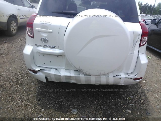 JTMZD31VX85089193 - 2008 TOYOTA RAV4 LIMITED WHITE photo 6