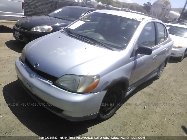 JTDBT123110128004 - 2001 TOYOTA ECHO SILVER photo 2