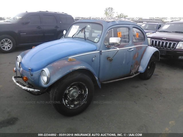 4268154 - 1962 VOLKSWAGEN BEETLE BLUE photo 2