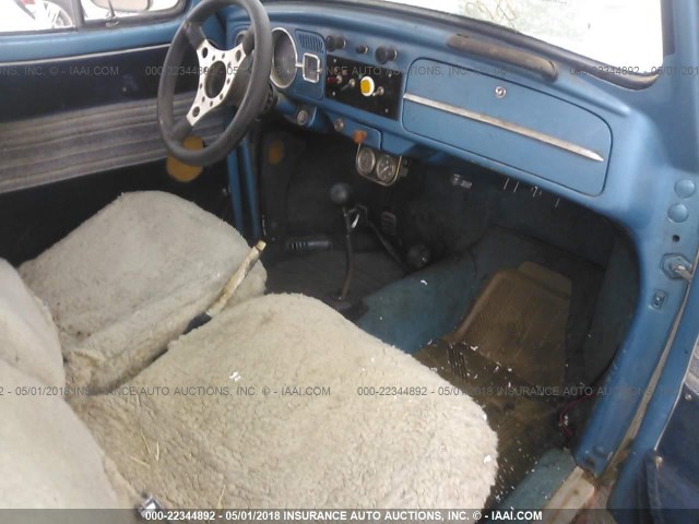 4268154 - 1962 VOLKSWAGEN BEETLE BLUE photo 5