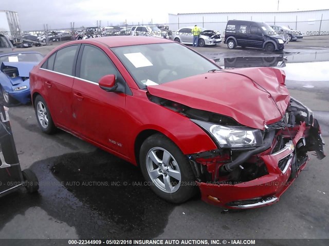 1G1PE5SBXG7130437 - 2016 CHEVROLET CRUZE LIMITED LT RED photo 1