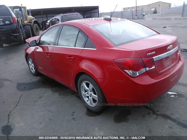 1G1PE5SBXG7130437 - 2016 CHEVROLET CRUZE LIMITED LT RED photo 3