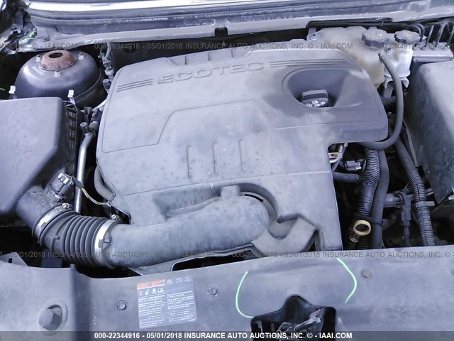 1G1ZB5E10BF182971 - 2011 CHEVROLET MALIBU LS 灰色 照片 10