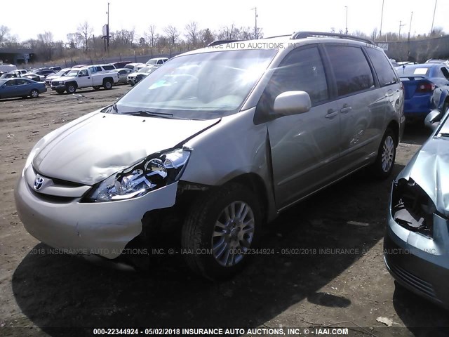 5TDBK22C07S001131 - 2007 TOYOTA SIENNA XLE/XLE LIMITED TAN photo 2