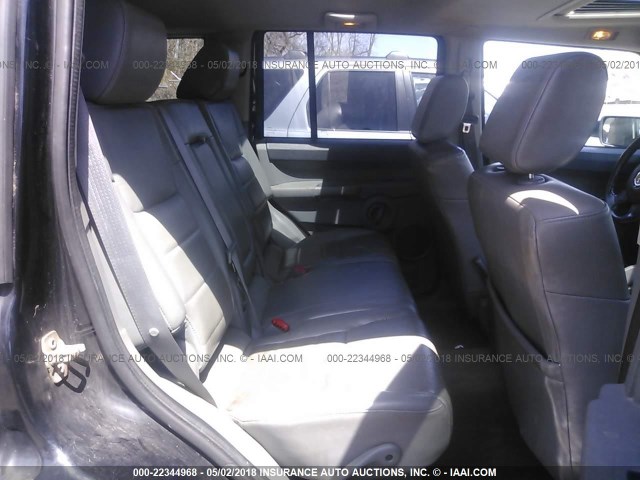 1J8HG48K77C501450 - 2007 JEEP COMMANDER BLACK photo 8