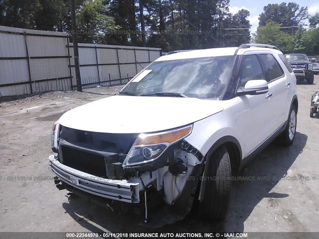 1FM5K7F80EGA79797 - 2014 FORD EXPLORER LIMITED 白色 照片 2
