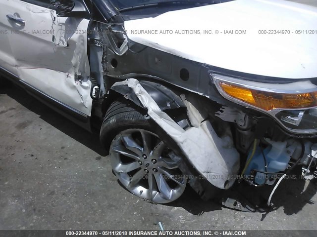 1FM5K7F80EGA79797 - 2014 FORD EXPLORER LIMITED 白色 照片 6