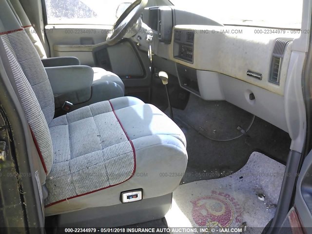 1FMDA11U8MZA34884 - 1991 FORD AEROSTAR BLUE photo 5