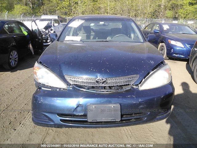 4T1BE32K33U194008 - 2003 TOYOTA CAMRY LE/XLE/SE Mavi foto 6
