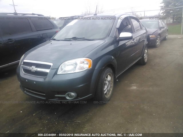 KL1TD5DEXAB111673 - 2010 CHEVROLET AVEO LS/LT 蓝色 照片 2