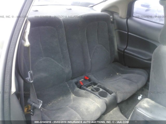 1G8ZY12712Z167086 - 2002 SATURN SC2 BLACK photo 8