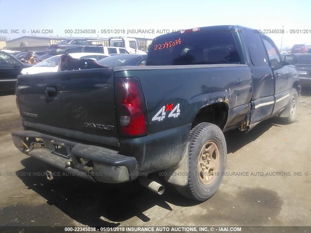 2GCEK19T541172988 - 2004 CHEVROLET SILVERADO K1500 მწვანე ფოტო 4
