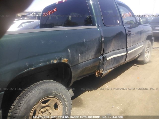 2GCEK19T541172988 - 2004 CHEVROLET SILVERADO K1500 მწვანე ფოტო 6