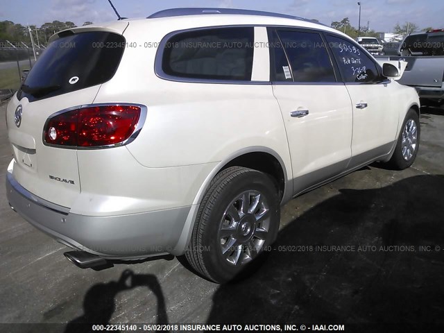 5GAKRCED7CJ283024 - 2012 BUICK ENCLAVE CREAM photo 4