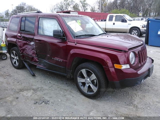 1C4NJPFA1GD514826 - 2016 JEEP PATRIOT LATITUDE RED photo 1