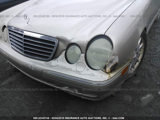 WDBJF65J71B191153 - 2001 MERCEDES-BENZ E 320 GOLD photo 6