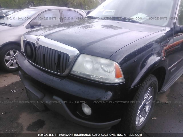 5LMEU88H84ZJ49723 - 2004 LINCOLN AVIATOR 黑色 照片 6