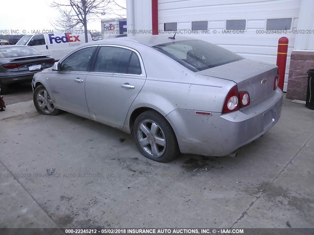 1G1ZK57B58F209497 - 2008 CHEVROLET MALIBU LTZ 银色 照片 3