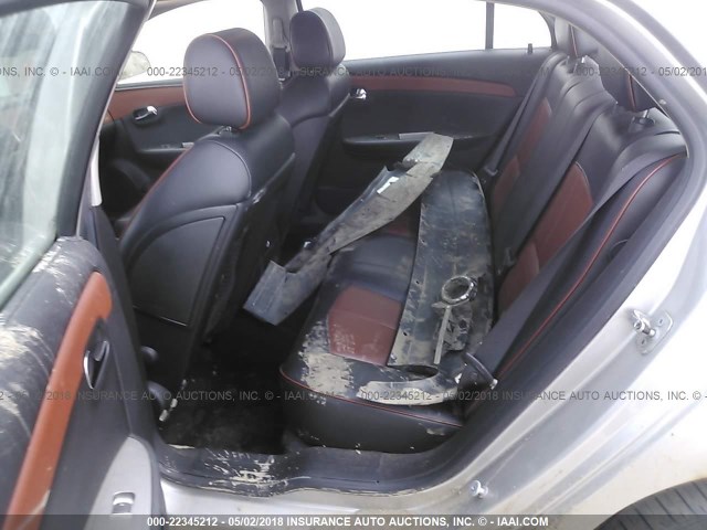1G1ZK57B58F209497 - 2008 CHEVROLET MALIBU LTZ 银色 照片 8