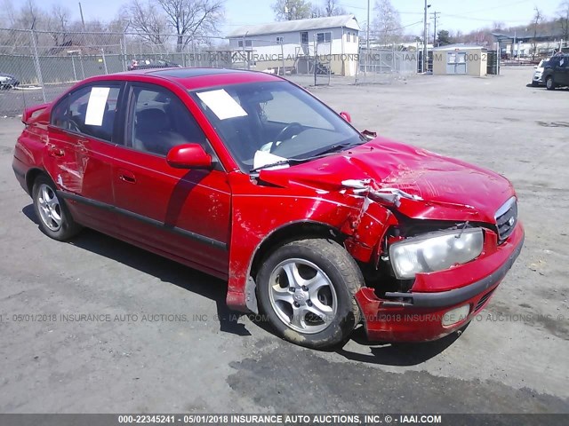 KMHDN45D53U611317 - 2003 HYUNDAI ELANTRA GLS/GT RED photo 1