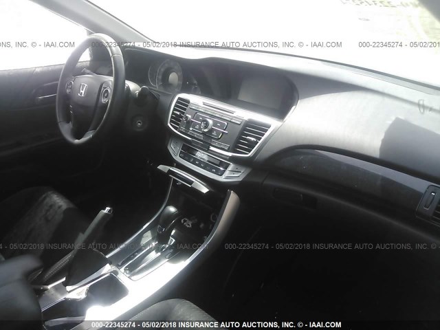 1HGCR2F58EA088669 - 2014 HONDA ACCORD SPORT SILVER photo 5