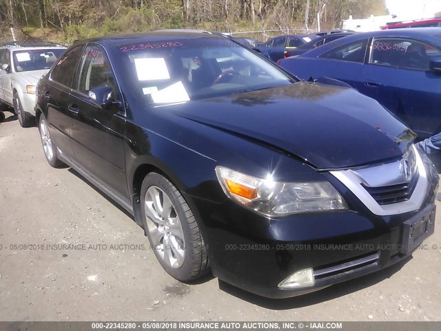 JH4KB26679C001523 - 2009 ACURA RL BLACK photo 1