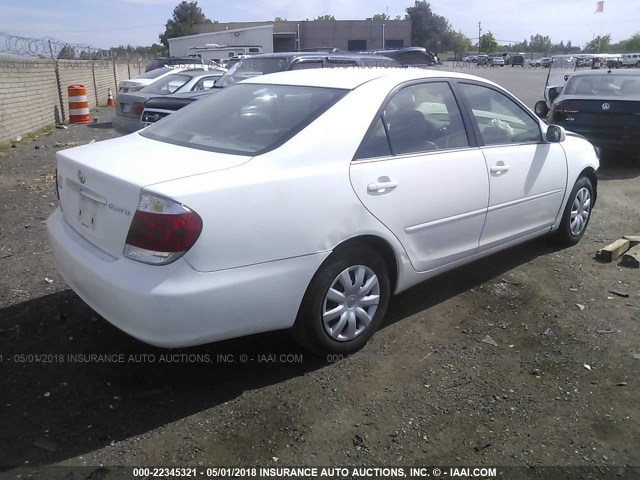 4T1BE32K06U676438 - 2006 TOYOTA CAMRY LE/XLE/SE WHITE photo 4