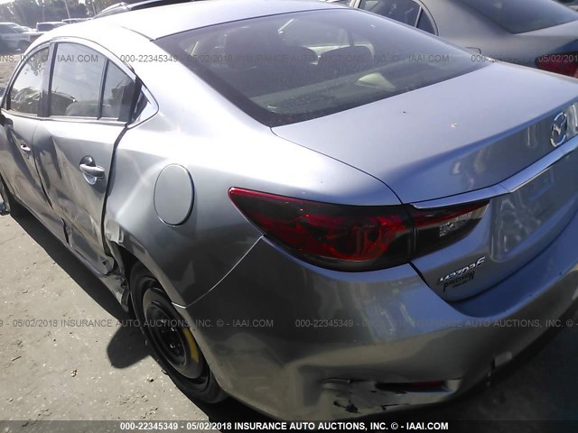 JM1GJ1U54G1412773 - 2016 MAZDA 6 SPORT GRAY photo 6