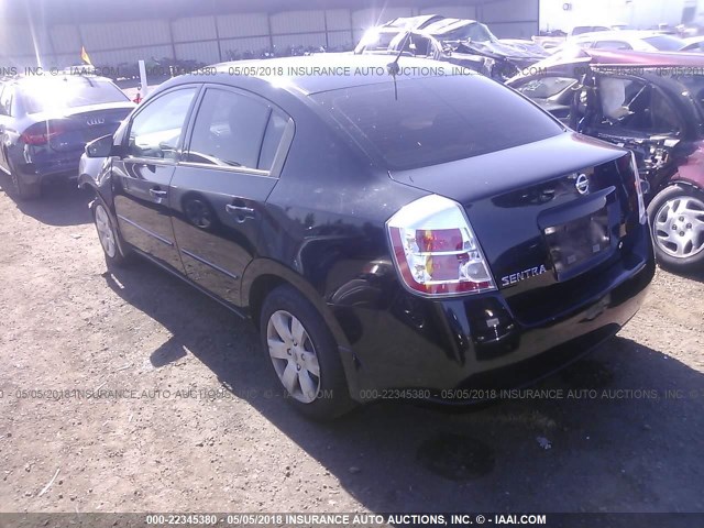 3N1AB61E68L751147 - 2008 NISSAN SENTRA 2.0/2.0S/2.0SL BLACK photo 3