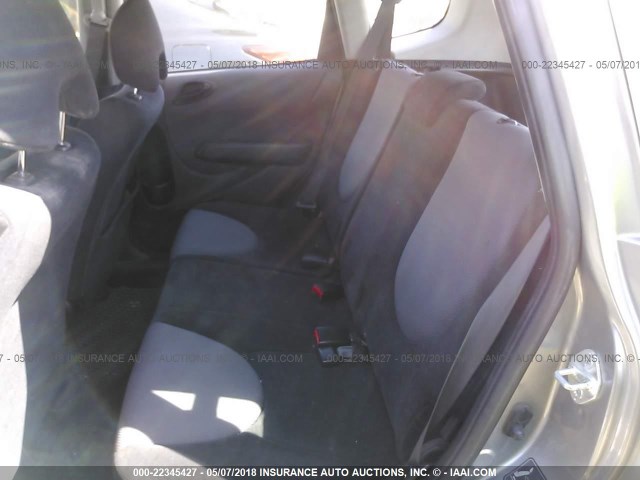 JHMGD38647S021542 - 2007 HONDA FIT S SILVER photo 8