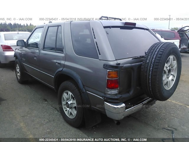 4S6CM58V4V4419812 - 1997 HONDA PASSPORT EX/LX 灰色 照片 3