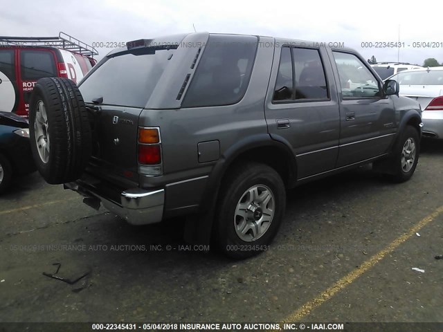 4S6CM58V4V4419812 - 1997 HONDA PASSPORT EX/LX 灰色 照片 4
