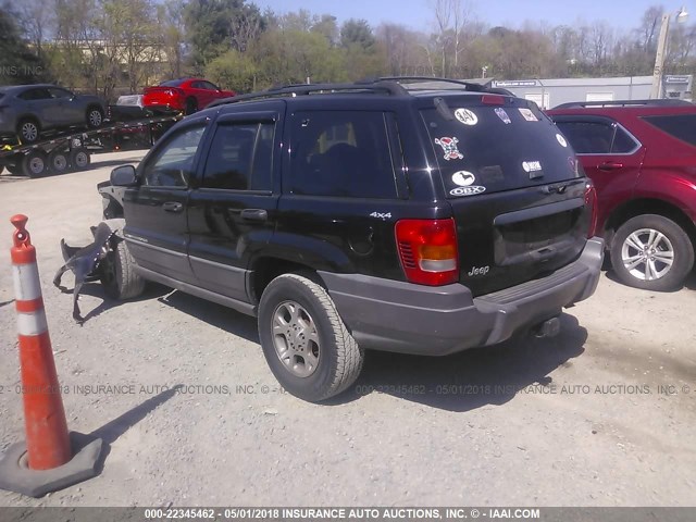 1J4GW58S9XC702904 - 1999 JEEP GRAND CHEROKEE LAREDO BLACK photo 3