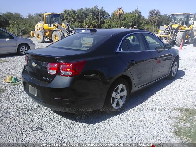 1G11B5SL0FF165788 - 2015 CHEVROLET MALIBU LS 黑色 照片 4