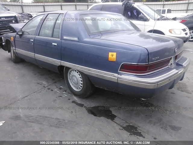 1G4BN52P1RR435521 - 1994 BUICK ROADMASTER BLUE photo 3