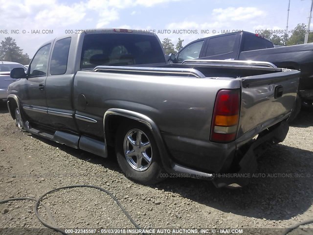 1GTEC19T5XZ503514 - 1999 GMC NEW SIERRA C1500 GRAY photo 3