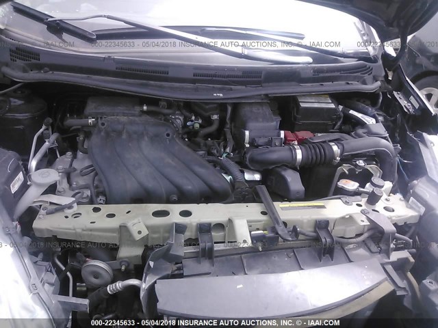 3N1CE2CP4GL391396 - 2016 NISSAN VERSA NOTE S/S PLUS/SV/SL/SR BLACK photo 10