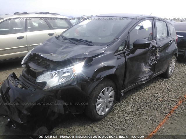 3N1CE2CP4GL391396 - 2016 NISSAN VERSA NOTE S/S PLUS/SV/SL/SR BLACK photo 2