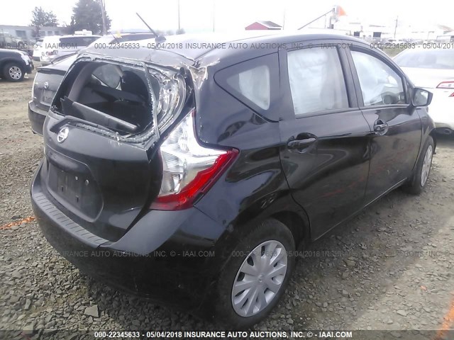 3N1CE2CP4GL391396 - 2016 NISSAN VERSA NOTE S/S PLUS/SV/SL/SR BLACK photo 4