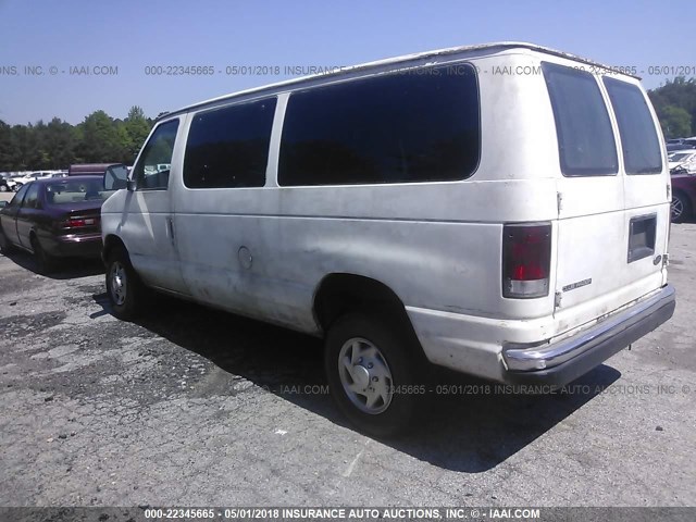 1FBHE31H8THB58719 - 1996 FORD ECONOLINE E350 WHITE photo 3